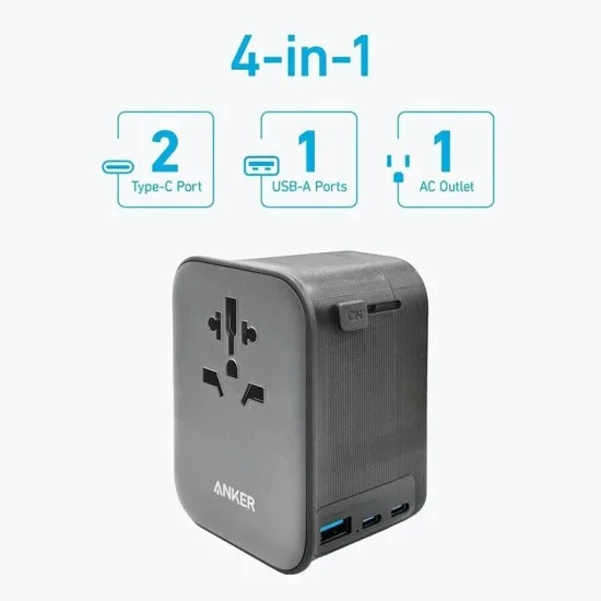 Anker 312 Outlet Extender - Black